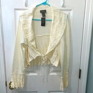 Size 18/20 cream colored top
